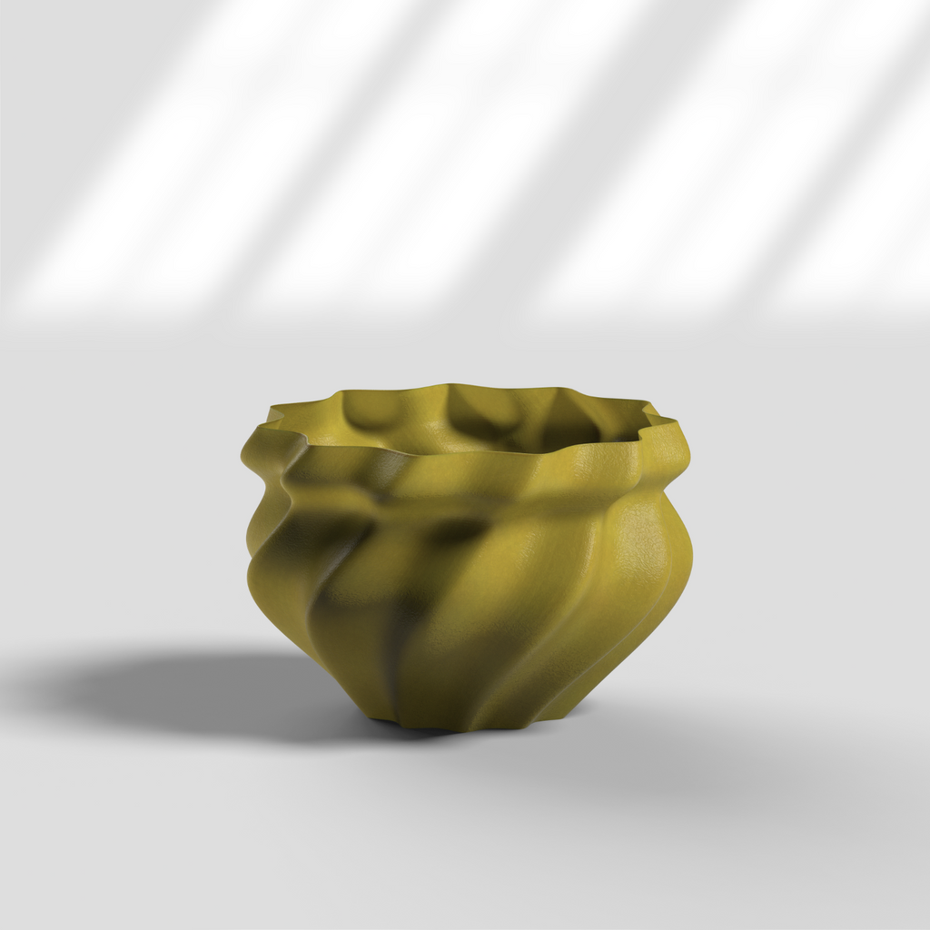 Elegant Planters — seven original Ikigaiform patterns, printed in your chosen PLA colour
