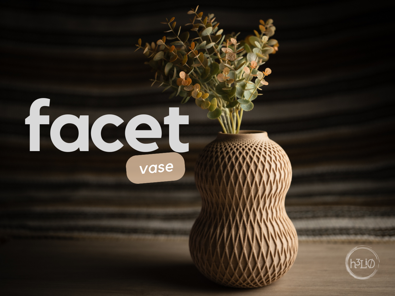 Facet Sculptural Vase Secondary image