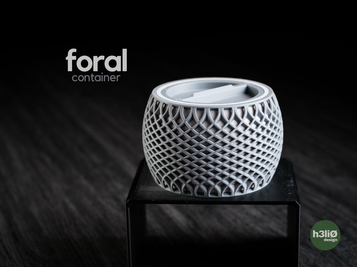 Foral Container — designer product photograph Main image
