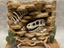 Fossil dinosaur skull and rib relief background — designer photo 1