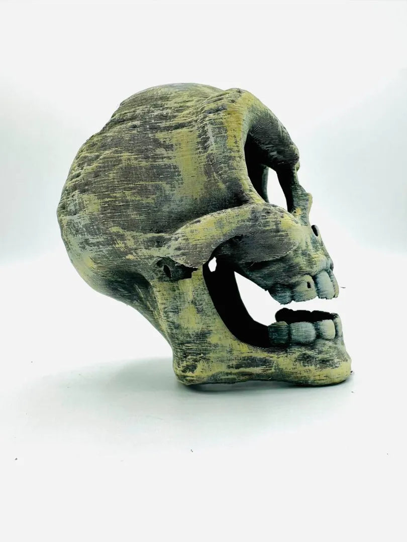 Funny Full Skull — original designer photo; supplied unpainted in your chosen PLA colour