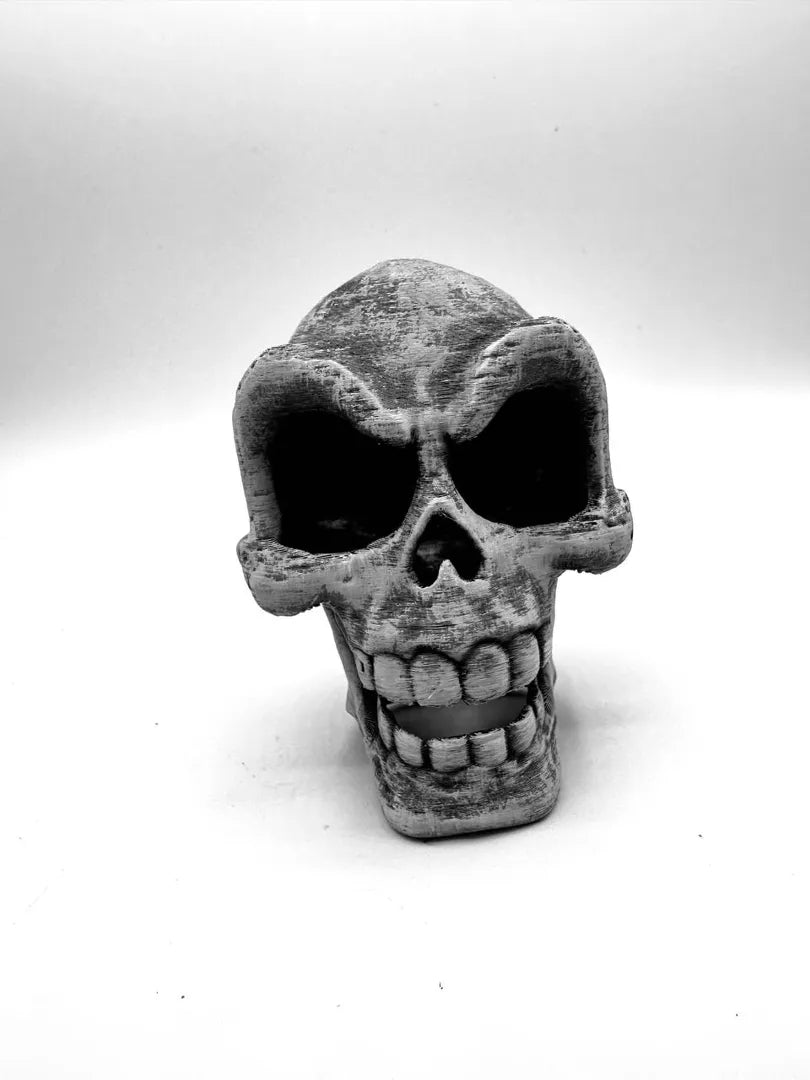 Funny Full Skull | A Grinning Skull with Character Secondary image