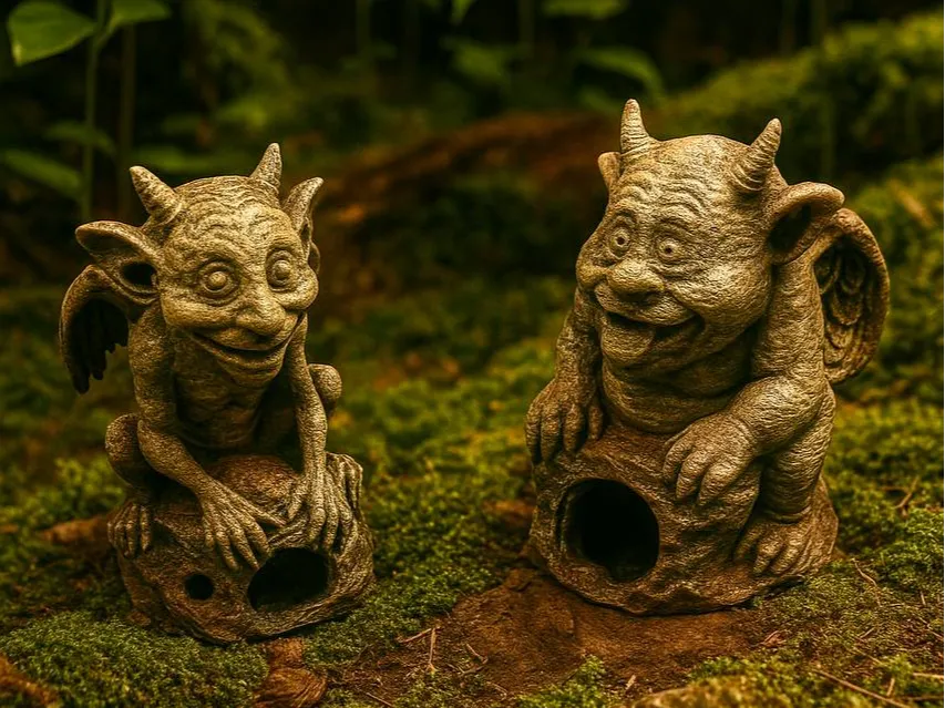 Funny Gargoyles pair — original MakerWorld styled profile photo
