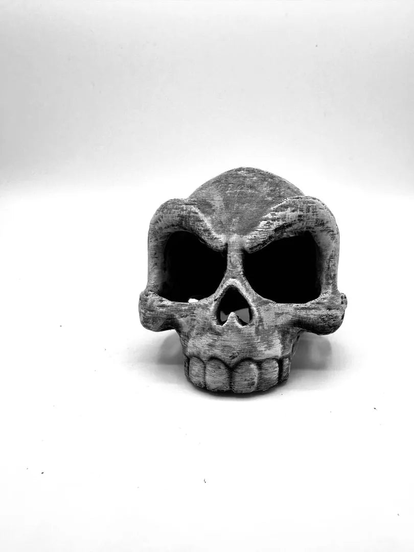 Funny Skull — original designer photo; supplied unpainted in your chosen PLA colour