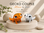 Gecko Couple — licensed designer product photograph