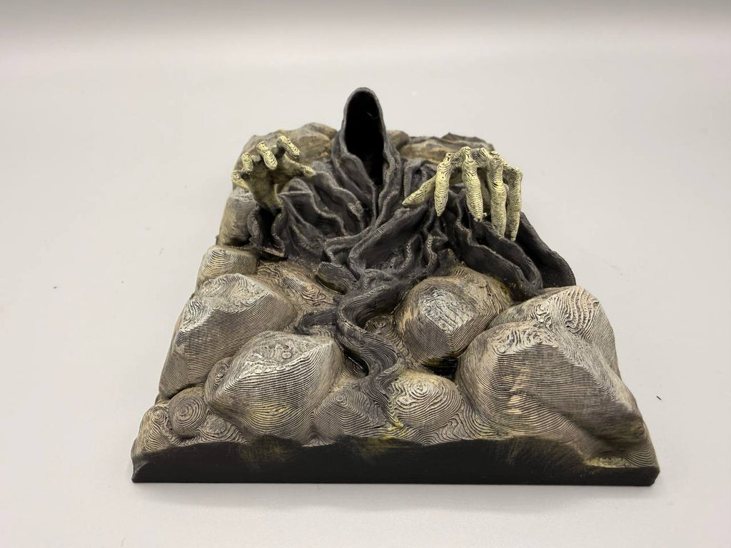 Ghost hooded figure terrarium background — designer photo 5