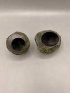 Grumpy Stone Caves — licensed designer photograph; set of two, supplied unpainted