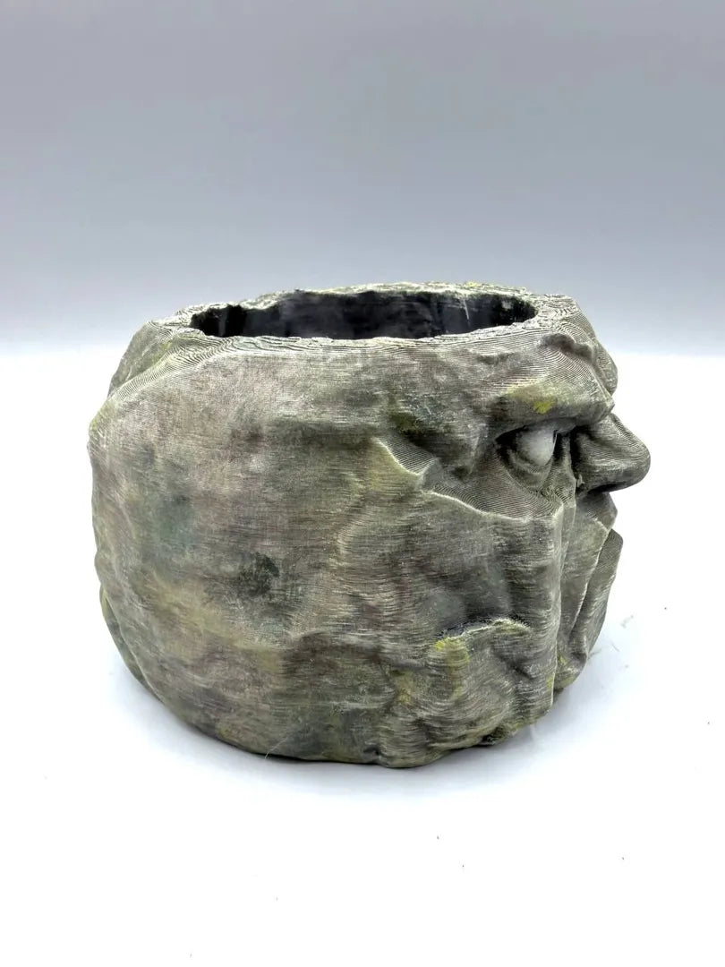Grumpy Stone Planter — licensed product photo; supplied unpainted in your selected PETG colour