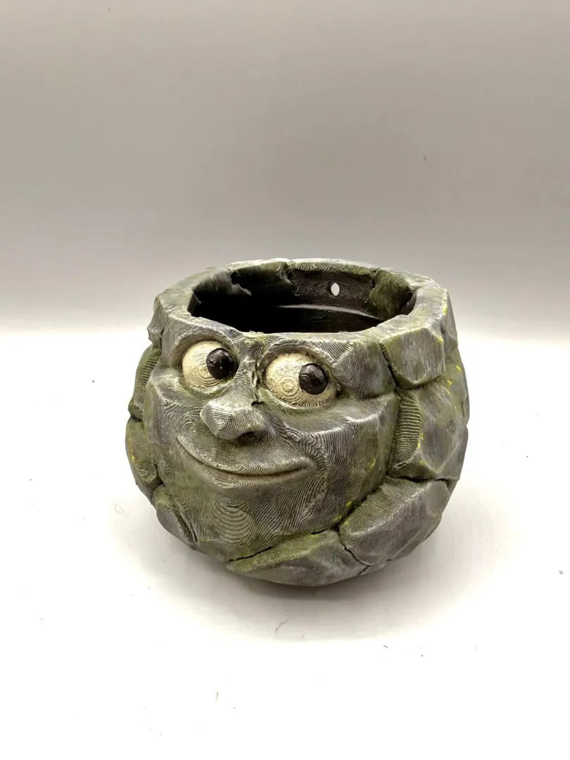 Hanging Stone Planter | A Cheerful Face for Trailing Greenery Secondary image