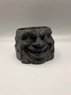 Happy Stone Planter — licensed original photograph; supplied unpainted in your chosen PETG colour