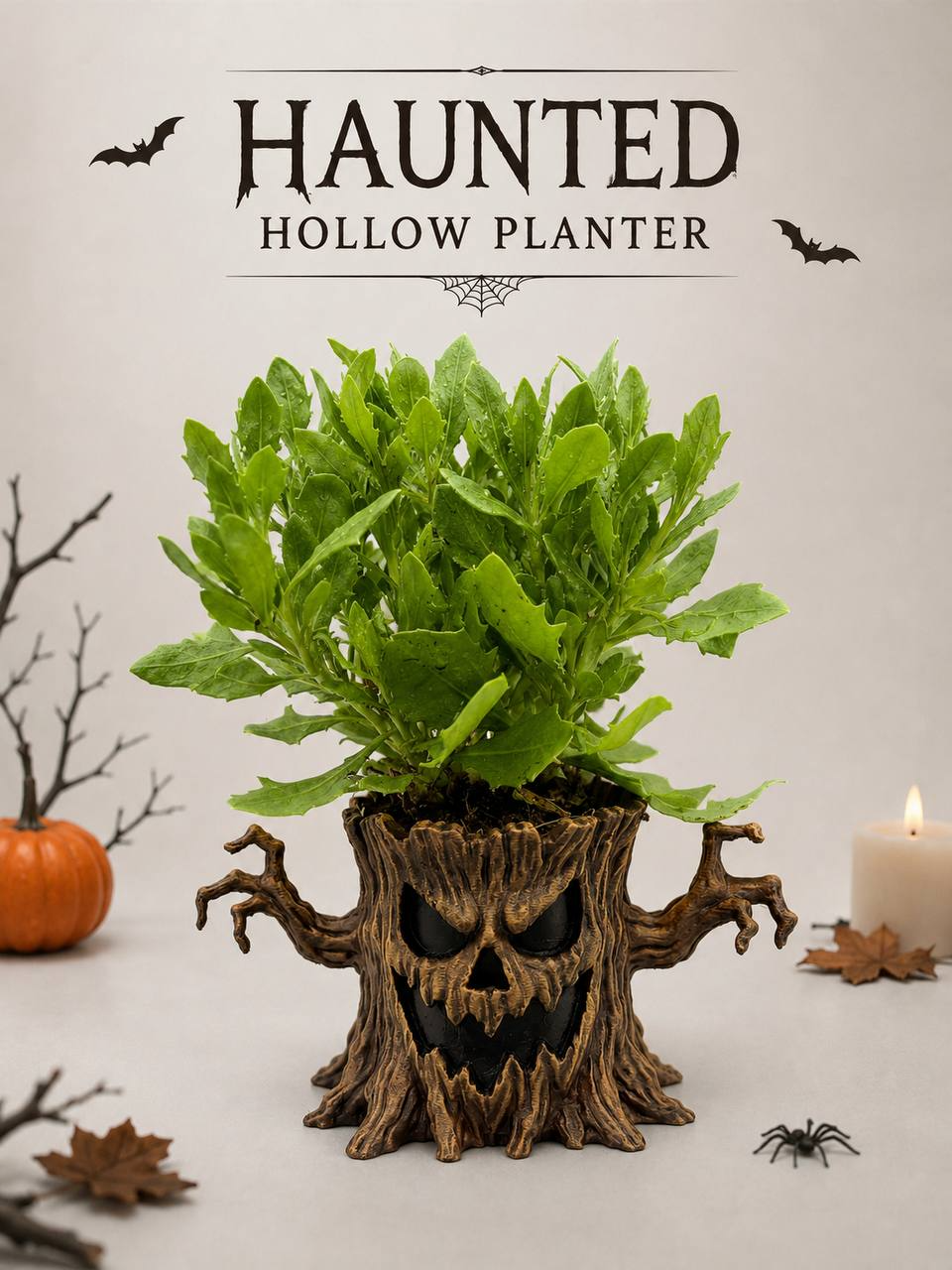 Haunted Hollow Planter | Vivarium & Terrarium Decor Secondary image
