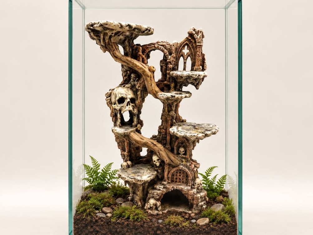 Haunted Roots terrarium background – cover Main image