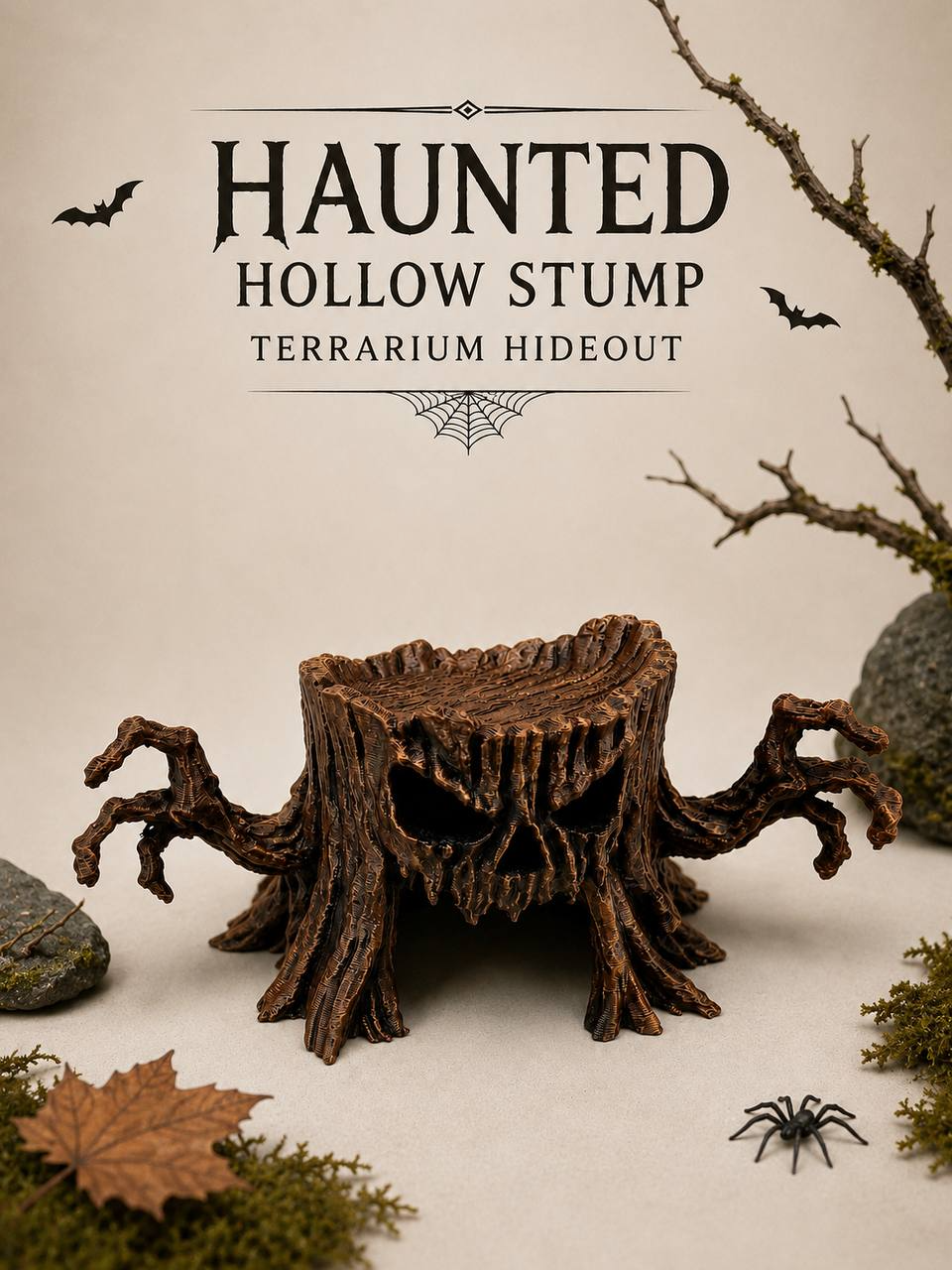 Haunted Stump Hideout – portrait