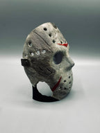 Hockey Mask Hideout — original designer photo 3; painted example, product ships unpainted