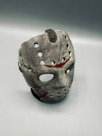 Hockey Mask Hideout — original designer photo 6; painted example, product ships unpainted