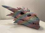 Dragon Skull Hide, three quarter view showing the horns and jaw