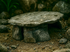Large Rock Platform — licensed source view 1; supplied unpainted in chosen filament colour