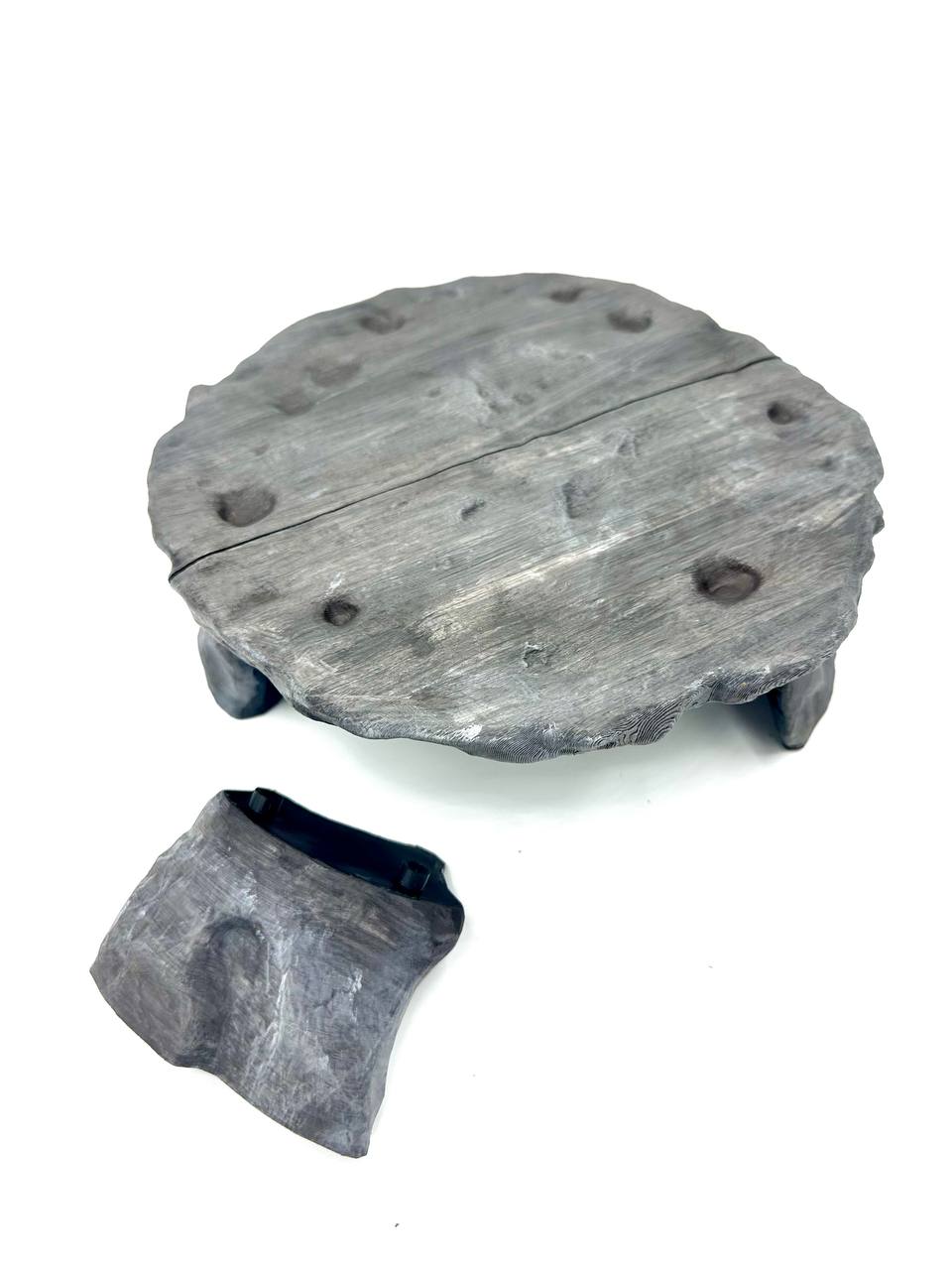Large Rock Platform — licensed source view 2; supplied unpainted in chosen filament colour