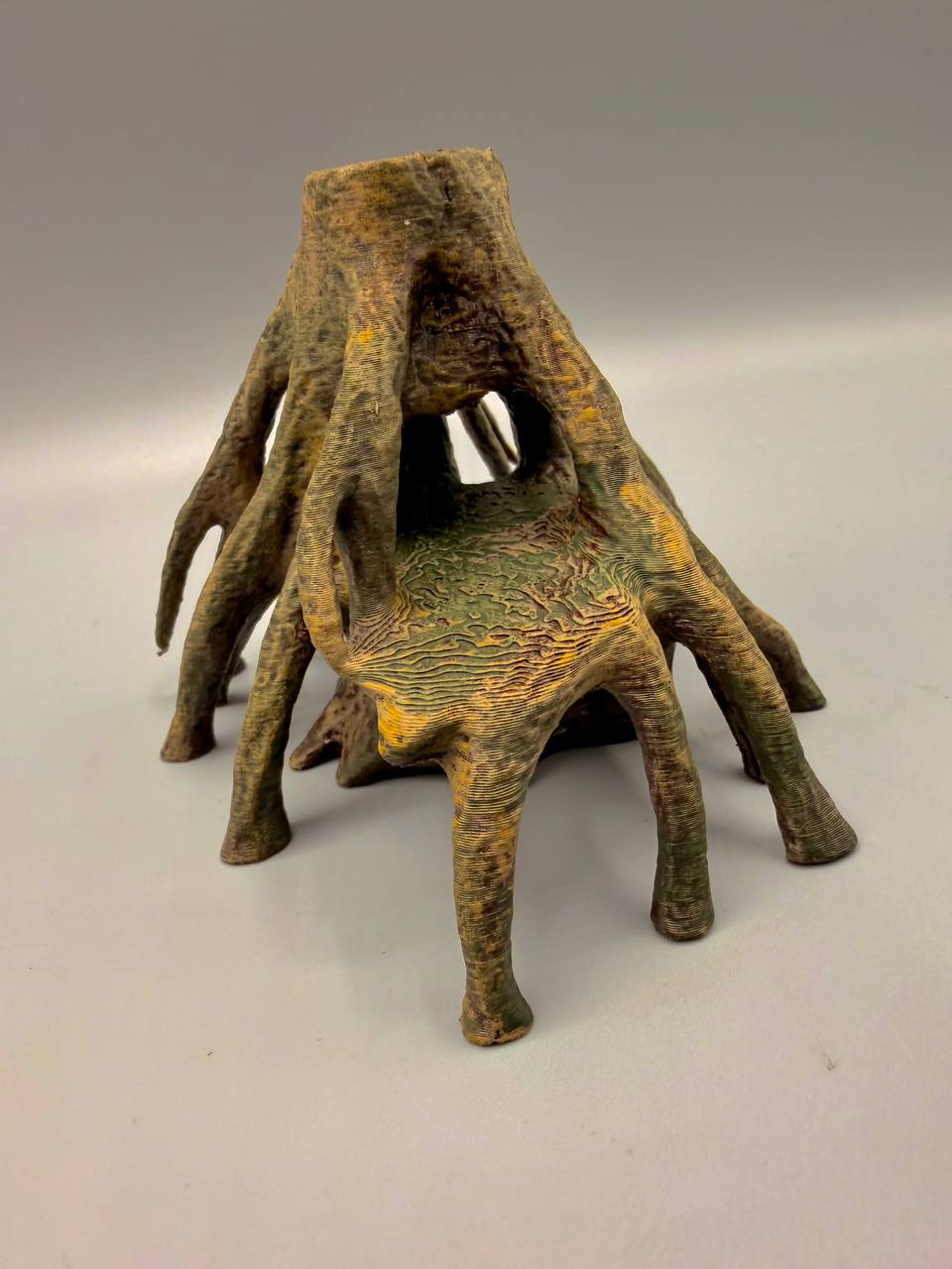 Mangrove Root Caves – designer photograph 5; painted example
