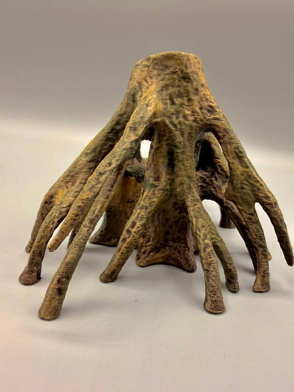 Mangrove Root Caves – designer photograph 7; painted example
