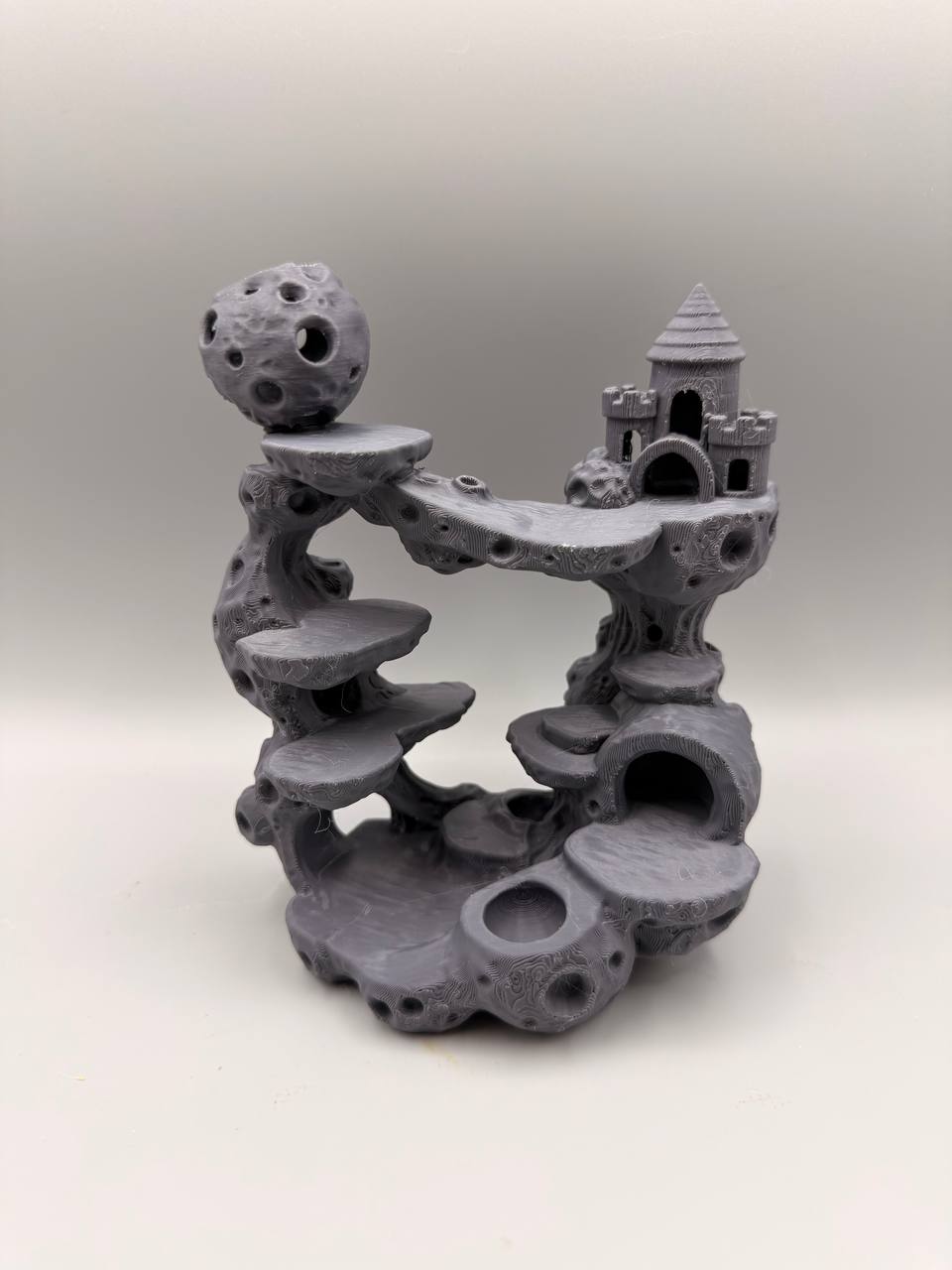 Moon Castle single-colour model view.
