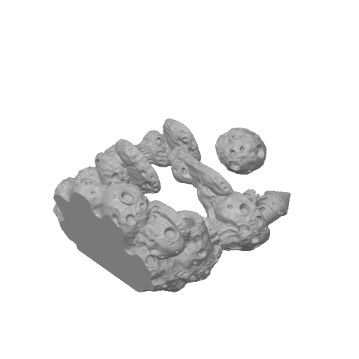Designer model preview for Moon Castle size 2; removable comet shown separately.