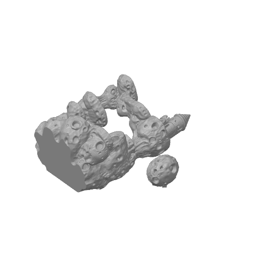 Designer model preview for Moon Castle size 3; removable comet shown separately.