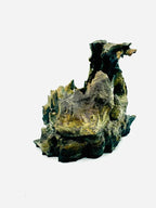 Moon Mountain — licensed designer photo; crescent rock formation supplied unpainted