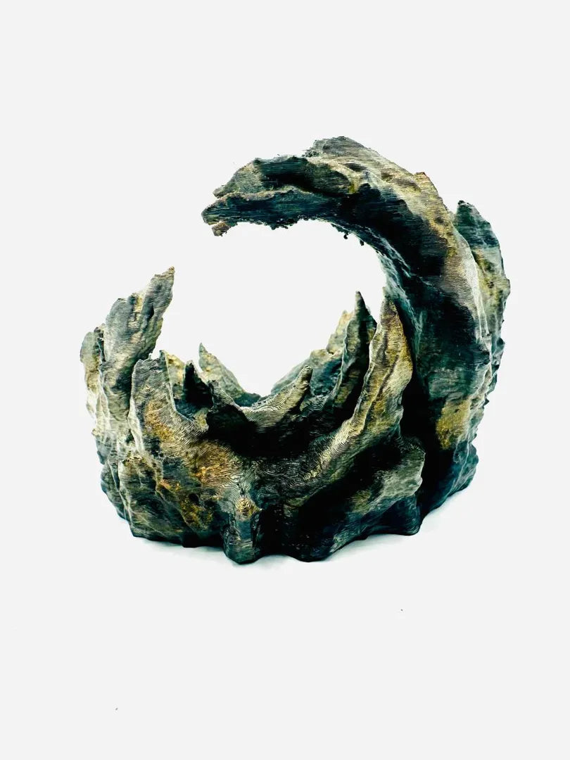 Moon Mountain — licensed designer photo; crescent rock formation supplied unpainted