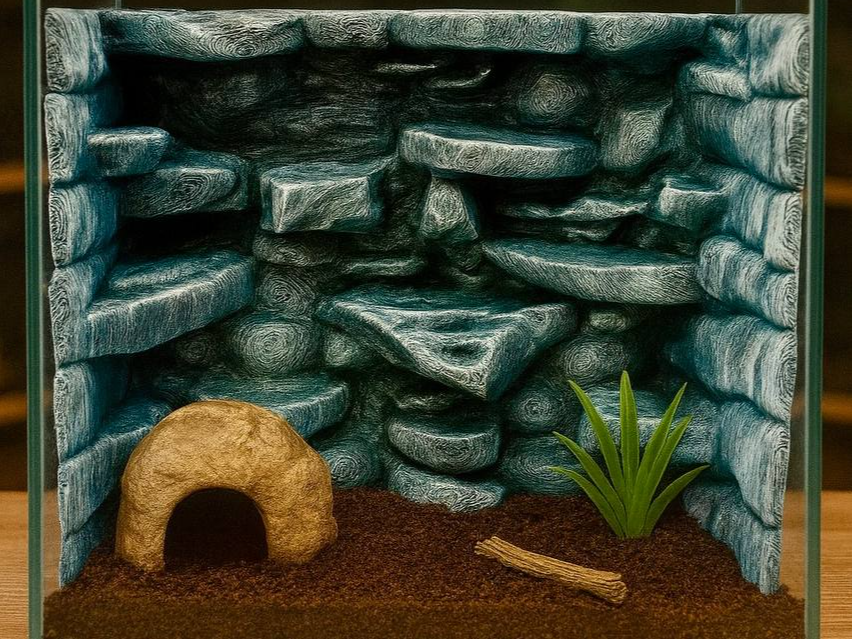 Mountain background licensed source photo; supplied unpainted in your chosen PETG colour. Main image