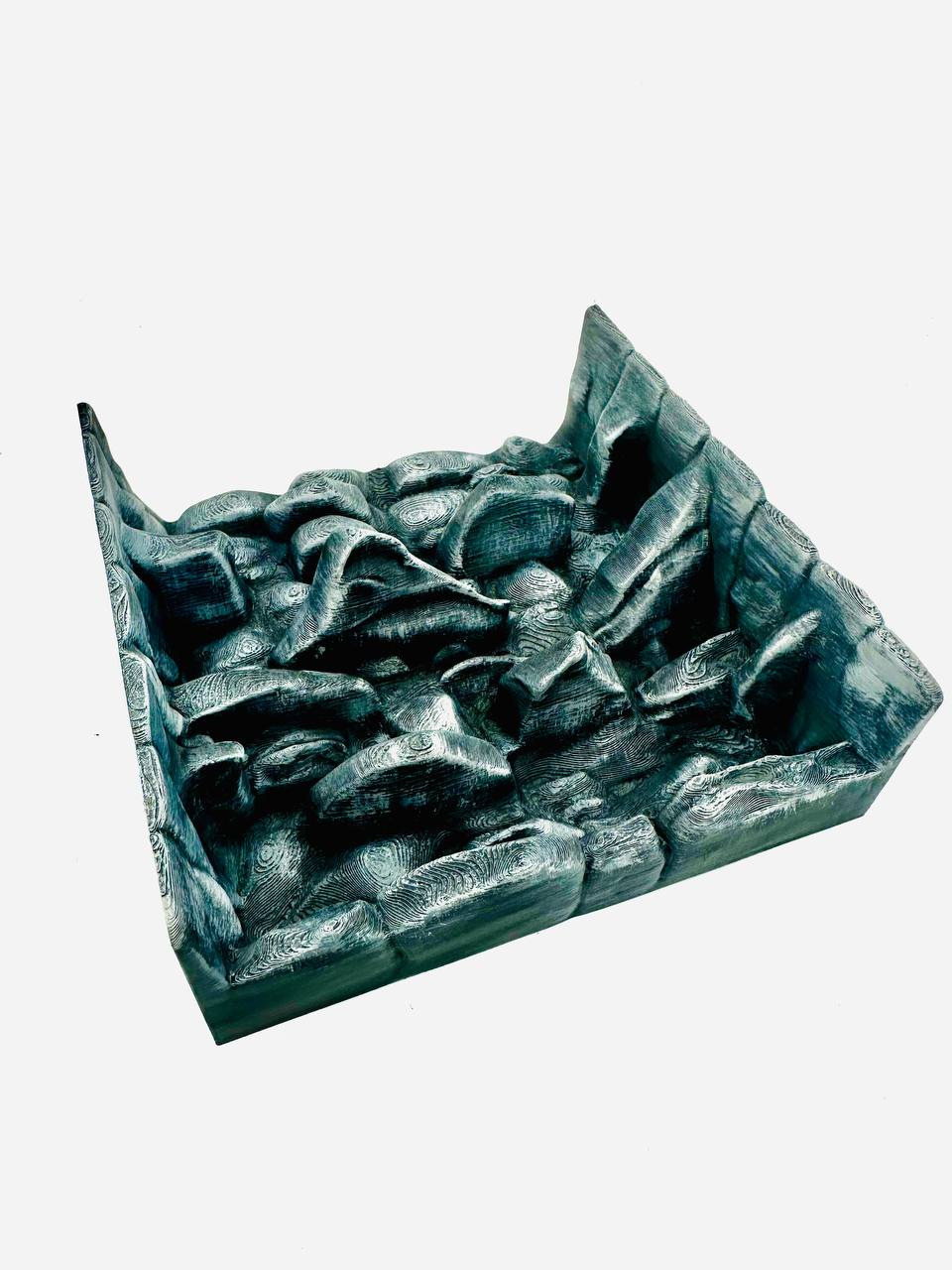 Mountain background licensed source photo; supplied unpainted in your chosen PETG colour.