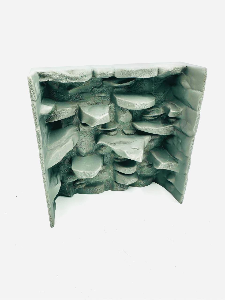 Mountain background licensed source photo; supplied unpainted in your chosen PETG colour.