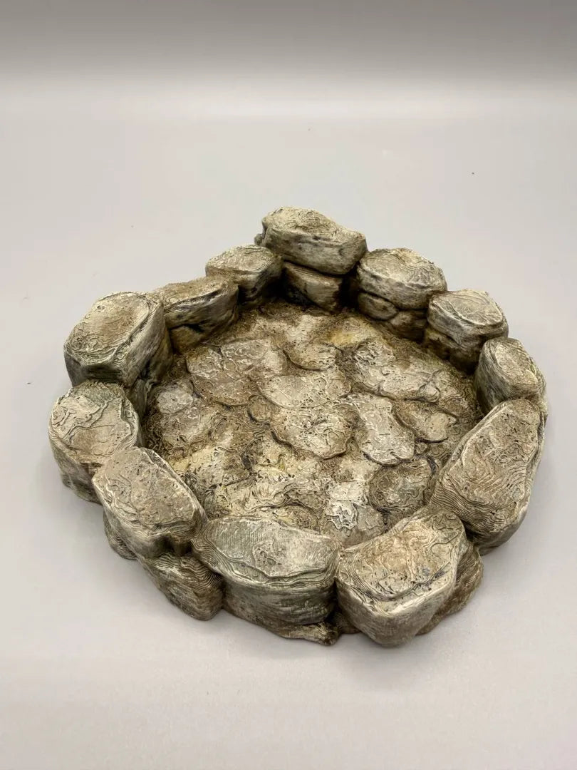 Natural Stone Bowl | Rustic Feeding & Water Dish Secondary image