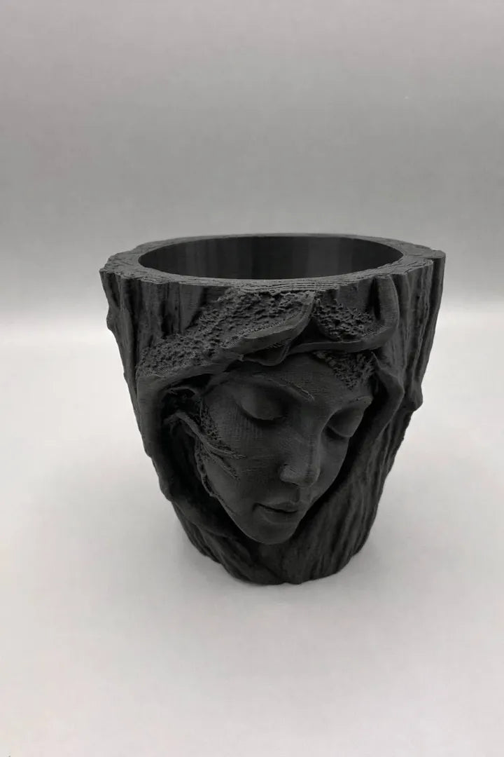 Lilly Nature Spirit Planter — unpainted single-colour example