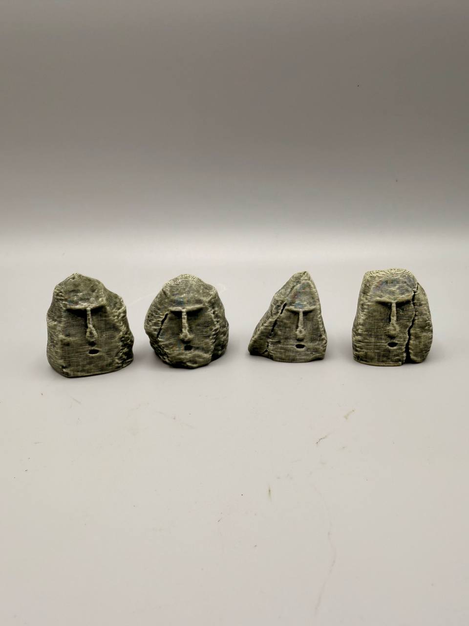 Oh Stones four-character PETG decorative stone set
