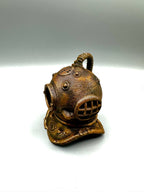 Old Diving Helmet — original designer photo 4; product ships unpainted