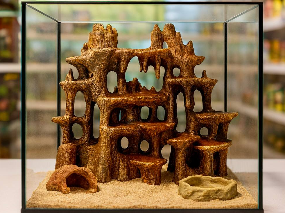 Open Cave rock arches and ledges background — original designer photo 1