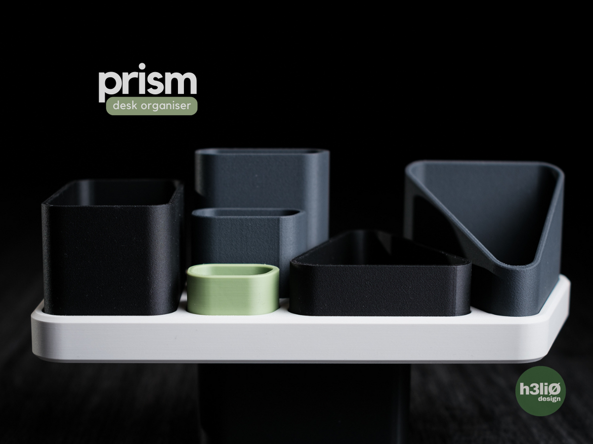 Prism Desk organizer — designer product photograph