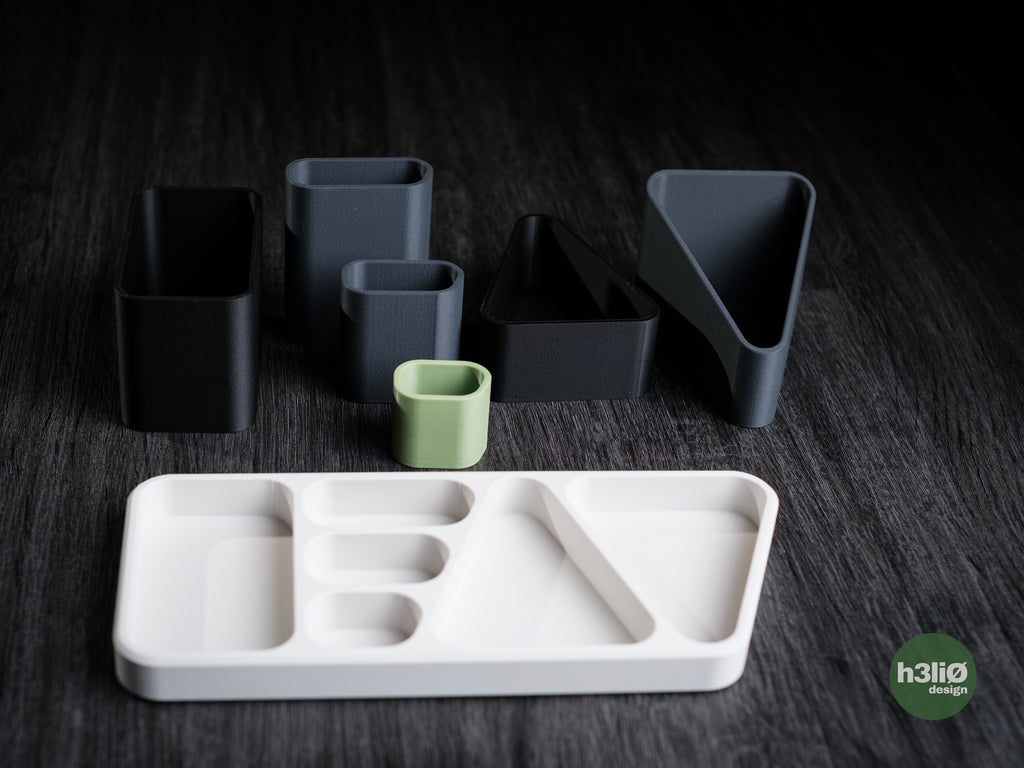 Prism Desk organizer — designer product photograph