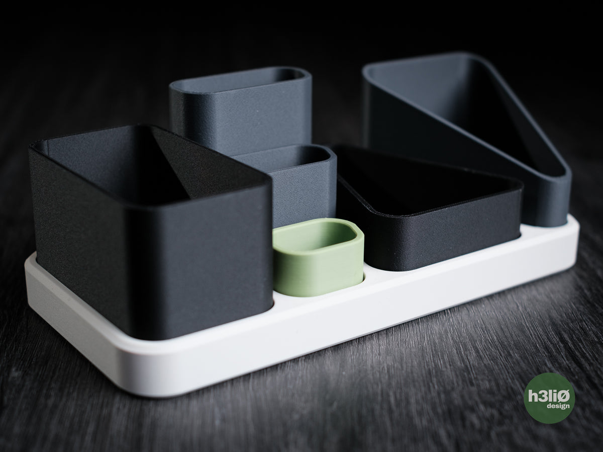 Prism Desk organizer — designer product photograph