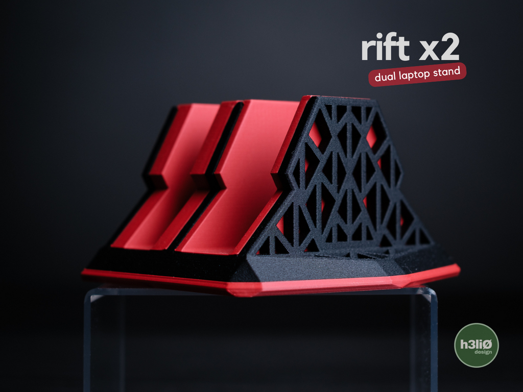 Rift Laptop stand — designer product photograph