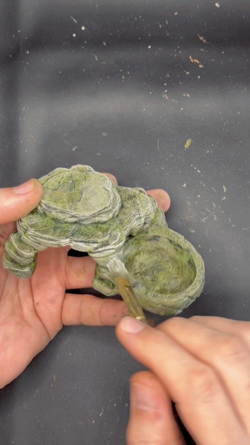 Rock Cave With Bowl — designer painting demonstration