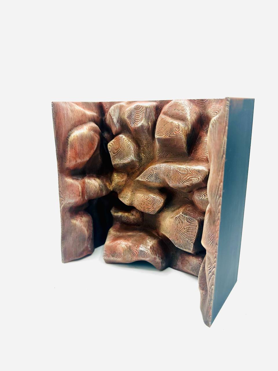 Rocky Boulder background licensed source photo; supplied unpainted in your chosen PETG colour.