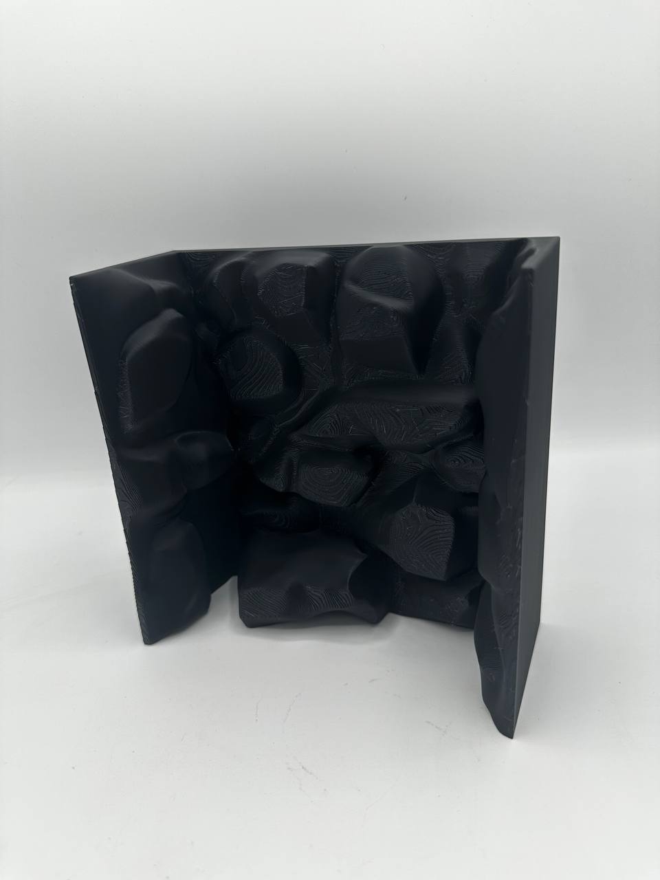 Rocky Boulder background licensed source photo; supplied unpainted in your chosen PETG colour.