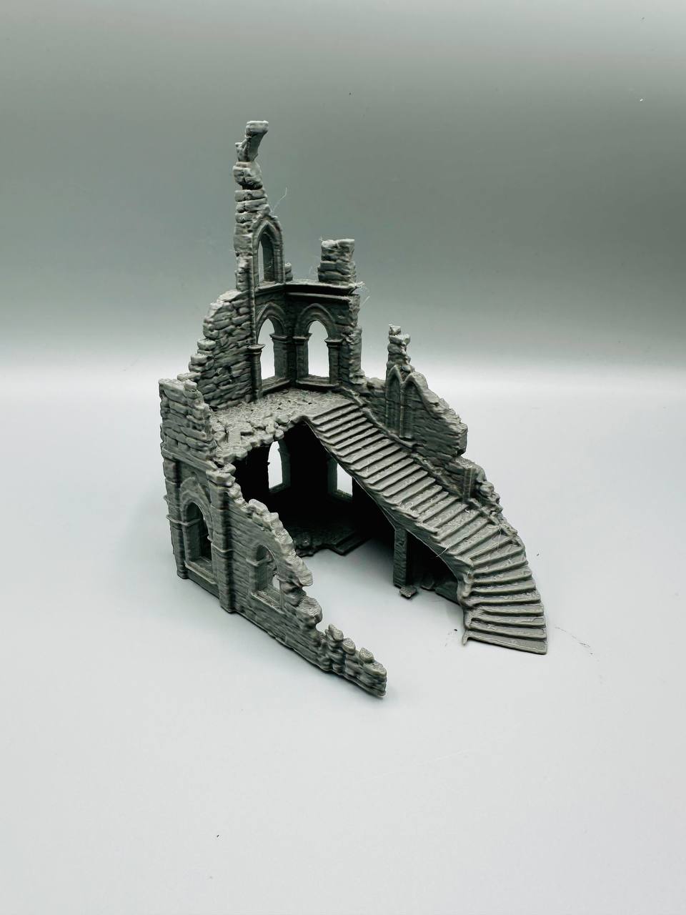 Stairway Ruin — licensed designer view 8; supplied unpainted in your chosen colour