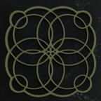 Sacred Geometry Coaster 1 — individual design close-up