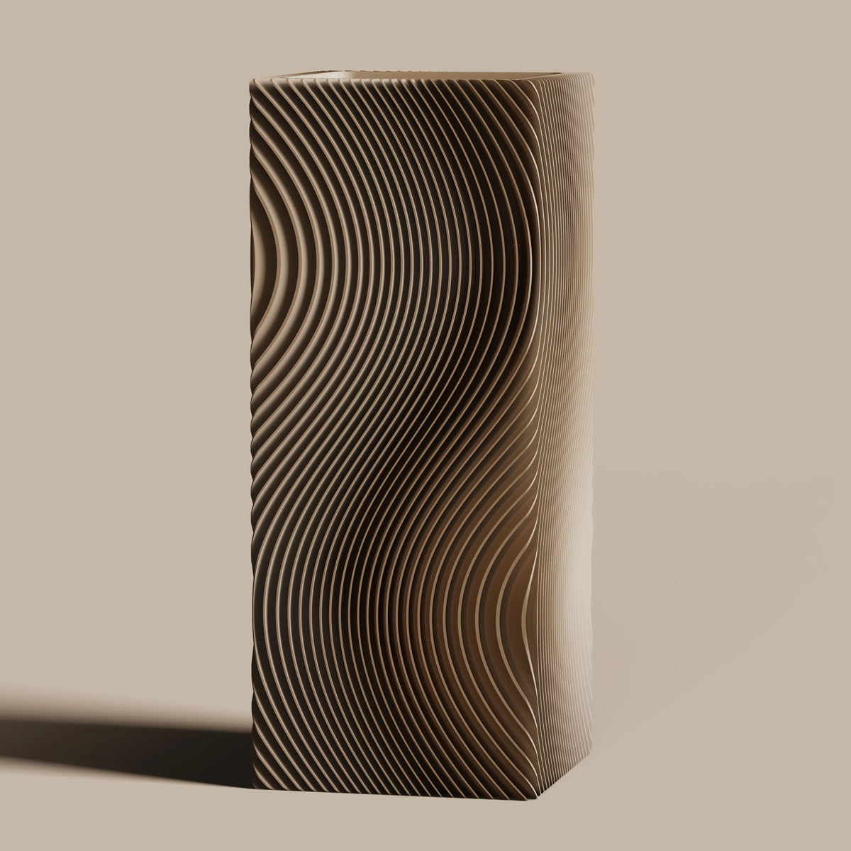 Sazanami II rippled vase, Size 2, 34 cm tall