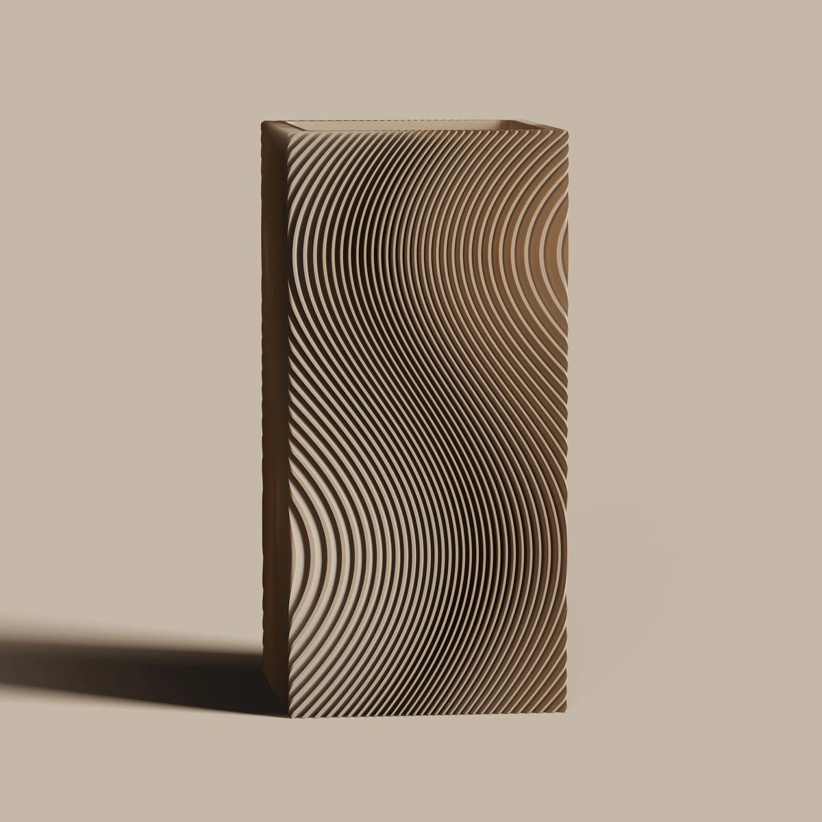 Sazanami I rippled vase, Size 1, 25 cm tall