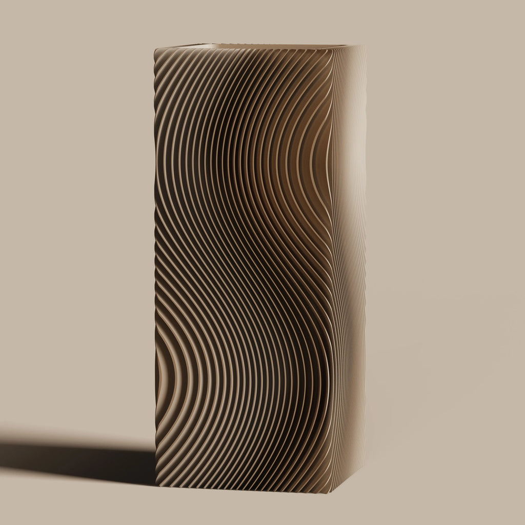 Sazanami I rippled vase, Size 2, 34 cm tall