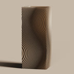 Sazanami I rippled vase, Size 2, 34 cm tall